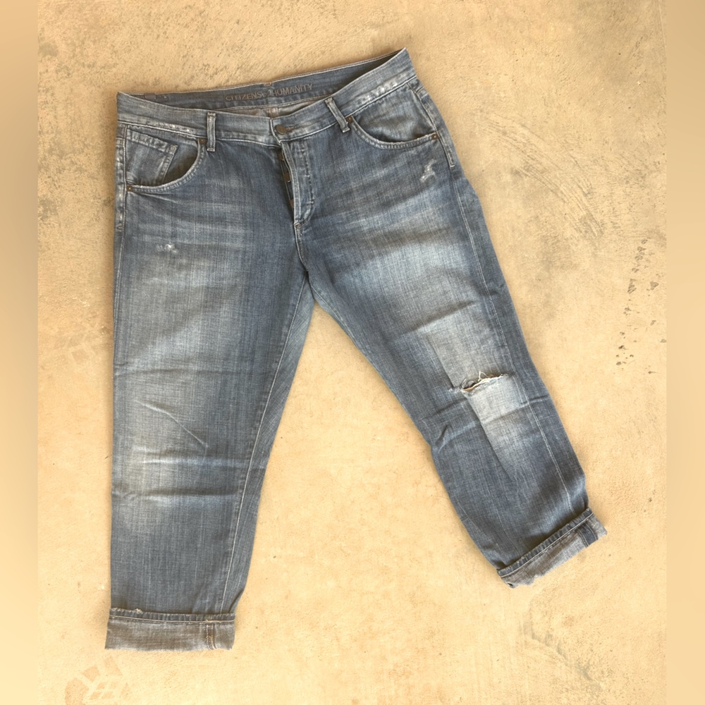 Citizens of Humanity Boyfriend Style Crop Jean Size 31